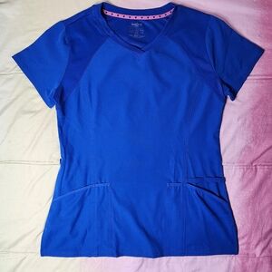 Navy Blue Heartsoul Scrubs shirt *45% off if bundled with the other scrubs*